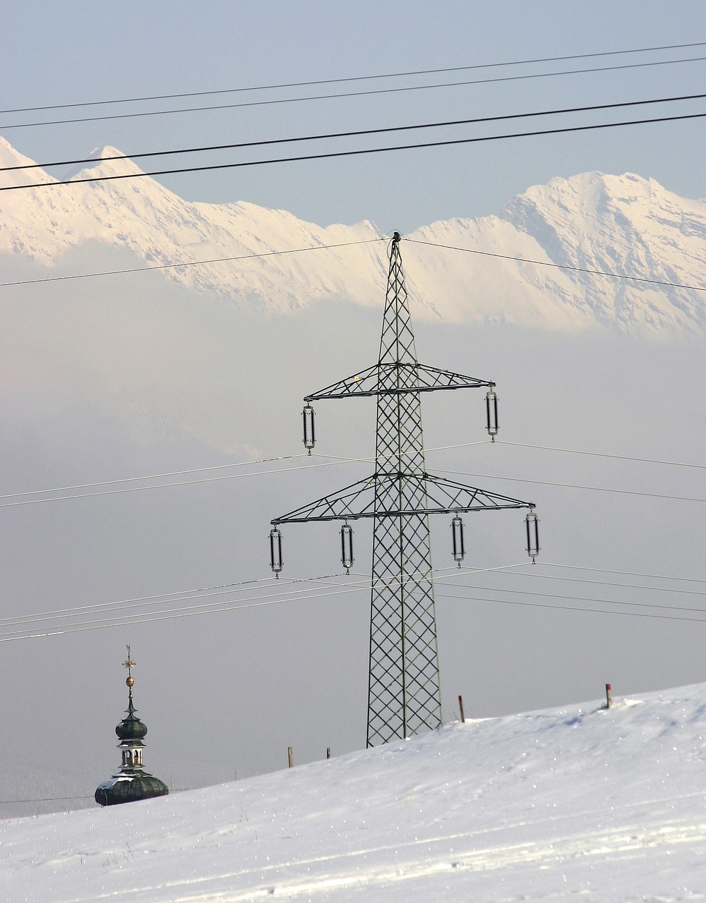 current steeple strommast free photo