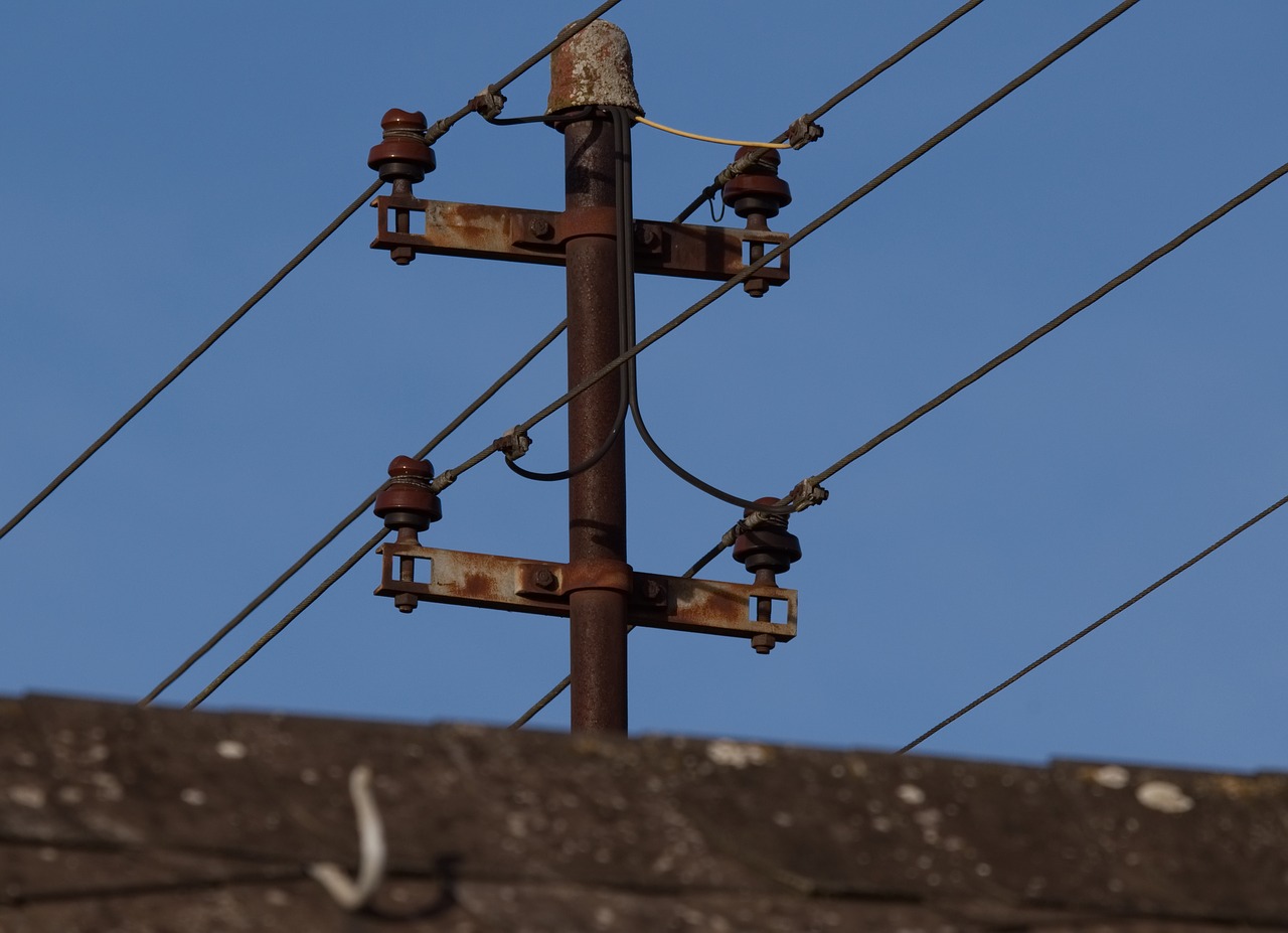 current  power line  energy free photo