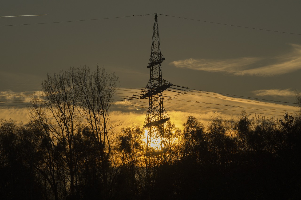 current energy power line free photo