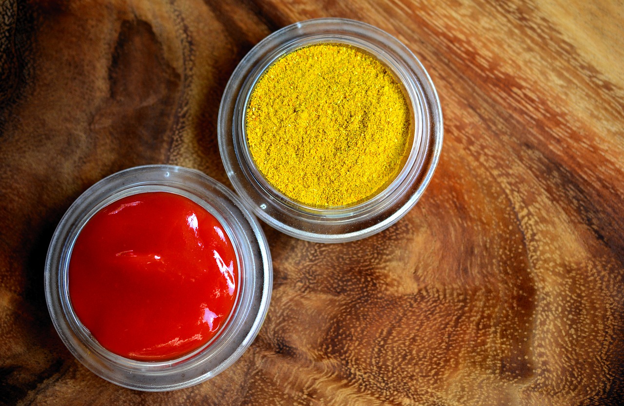 curry  ketchup  spices free photo