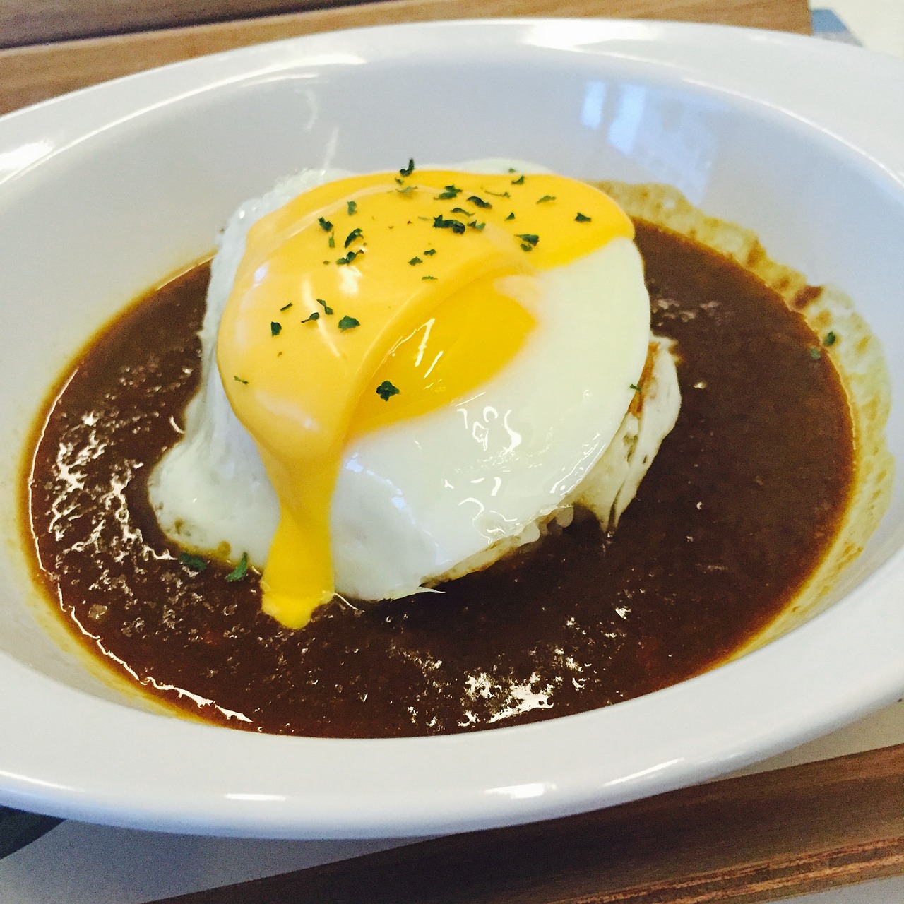 curry curry rice fried egg free photo