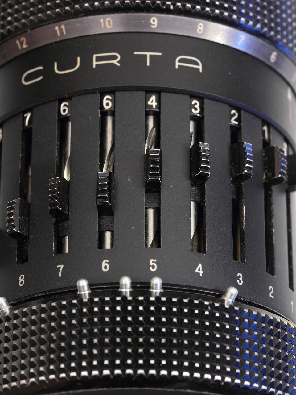 curta mechanical calculator free photo