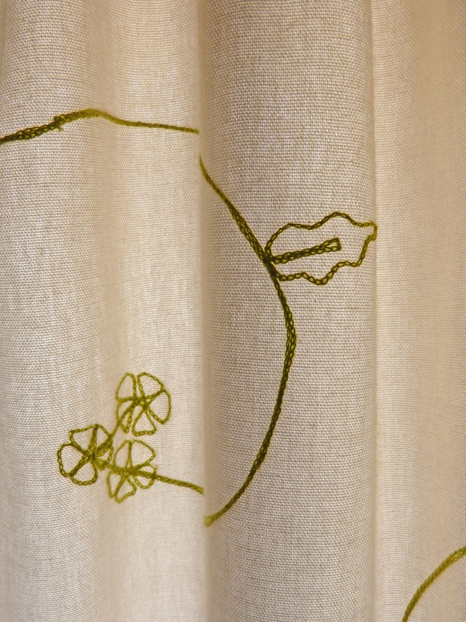 curtain burlap embroidery free photo