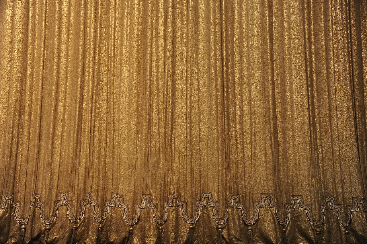 curtain scene theater free photo