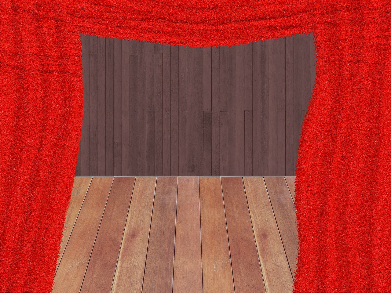 curtain red theater free photo