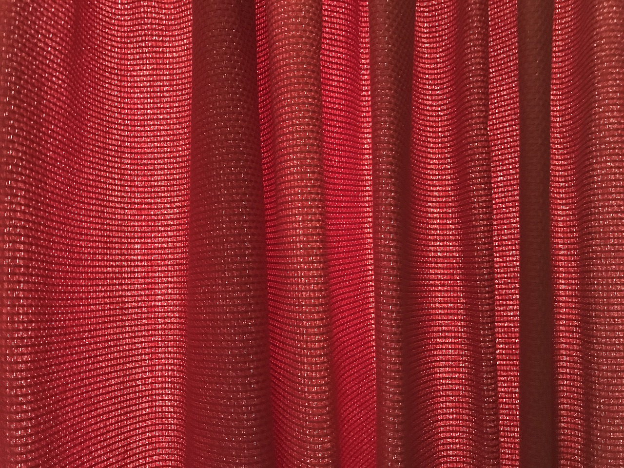 curtain red window free photo