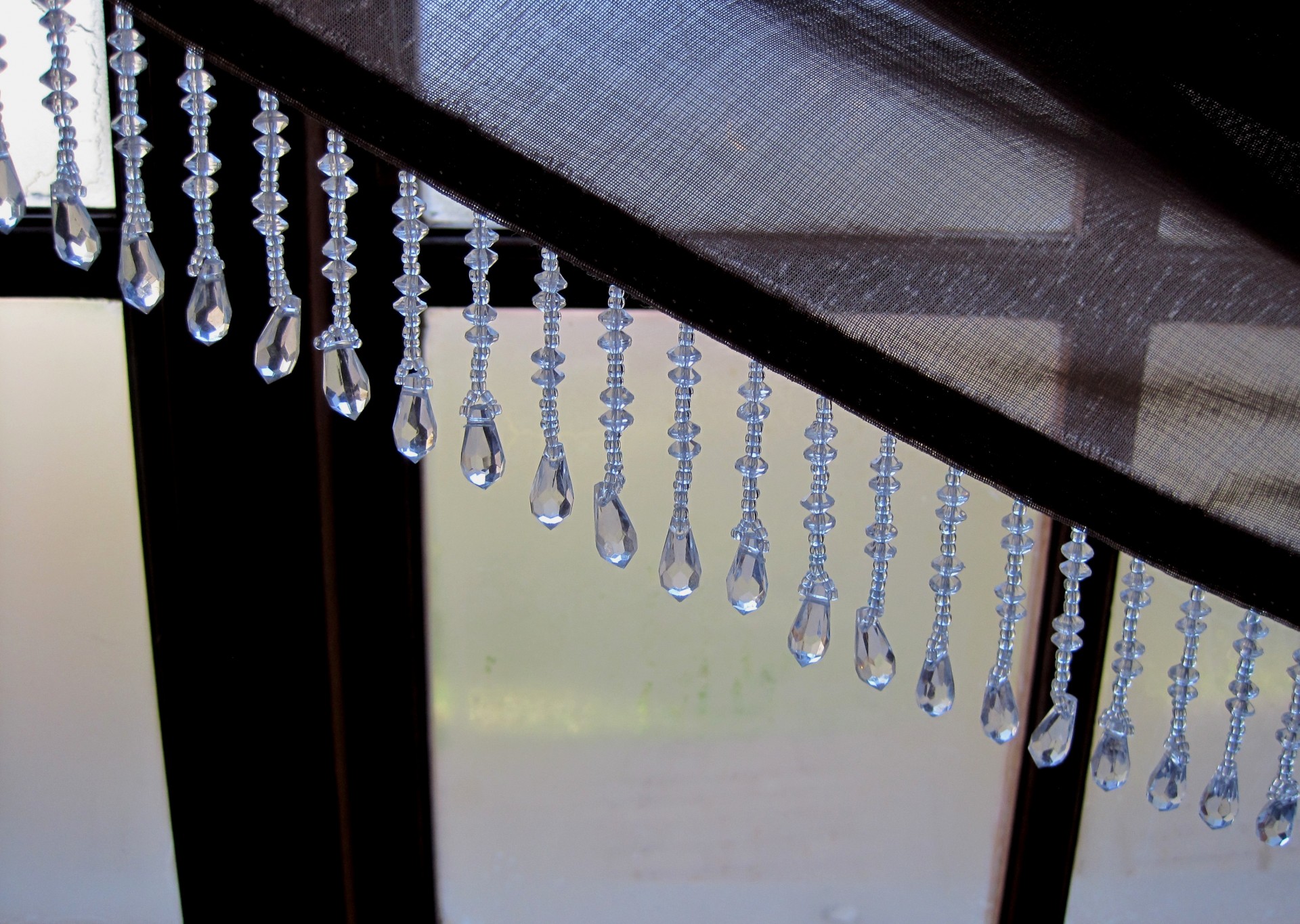 crystal beads hanging decoration shiny free photo