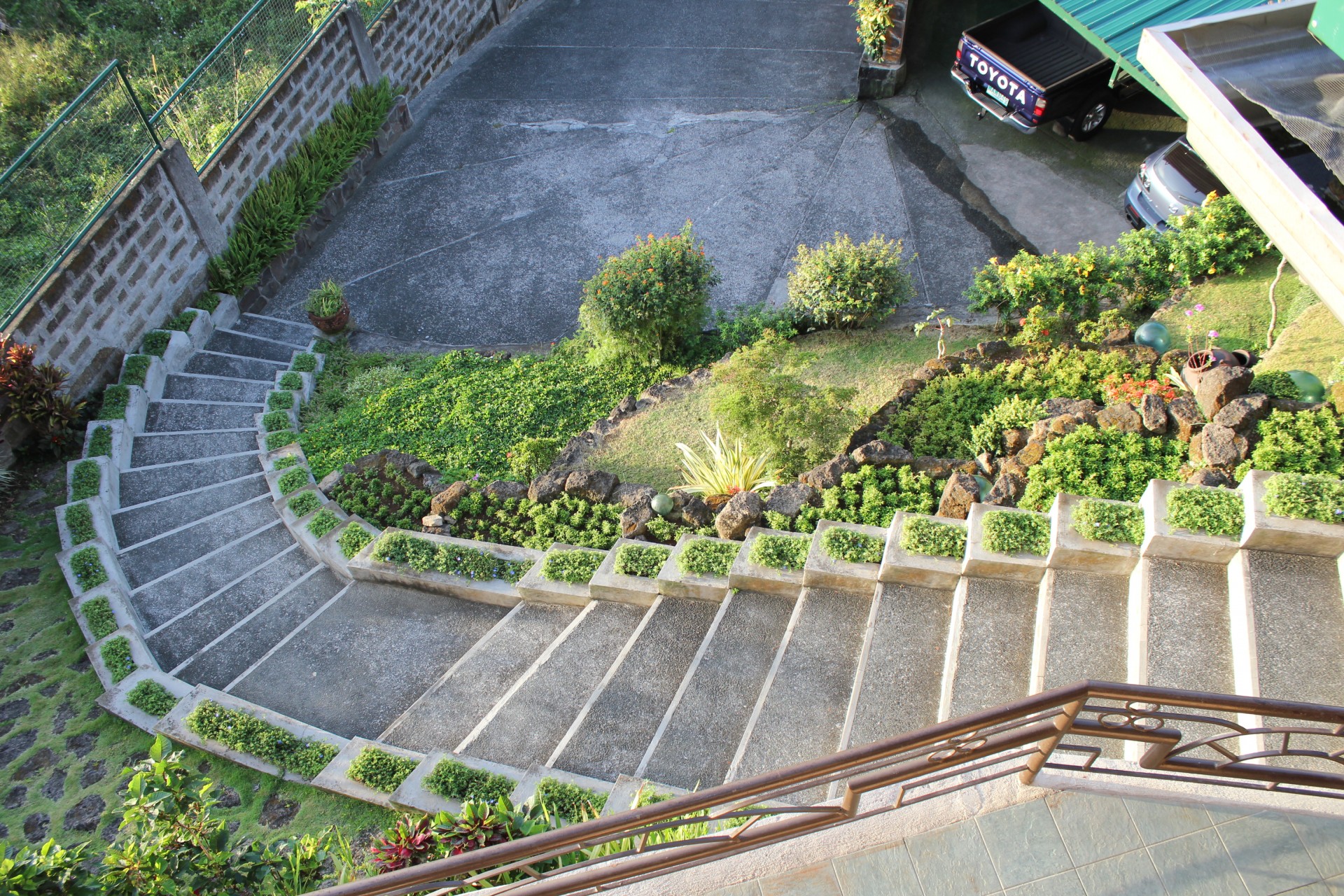 stairs high stairs cemented free photo