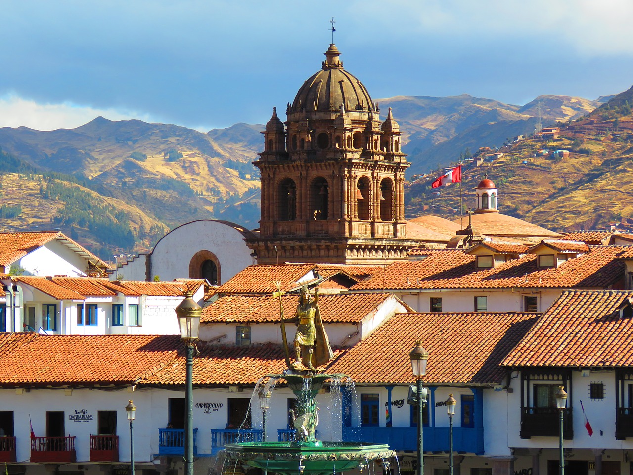 cusco landscape city free photo