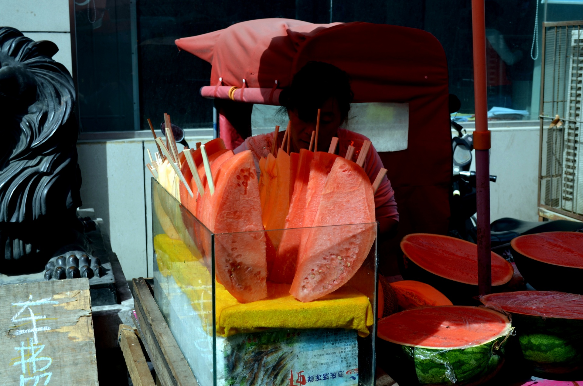 food watermelon cut free photo