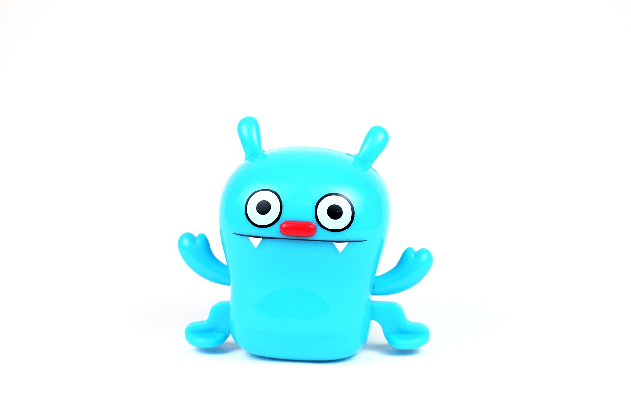 cute toy blue free photo