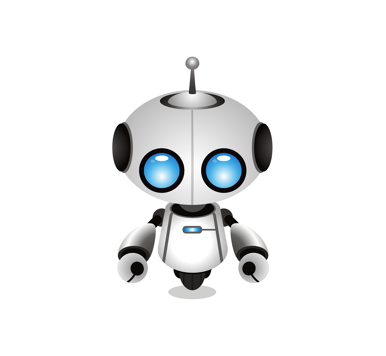 cute cartoon robot free photo