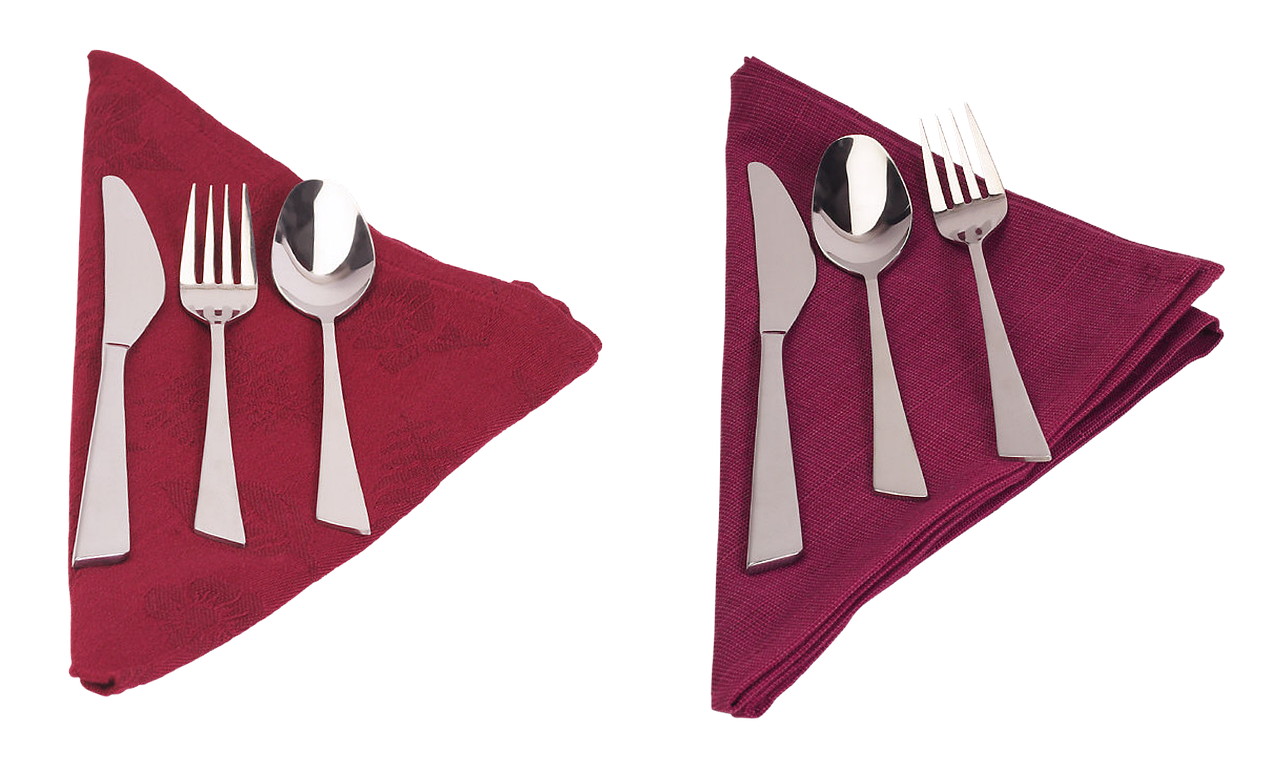 cutlery laying napkin free photo