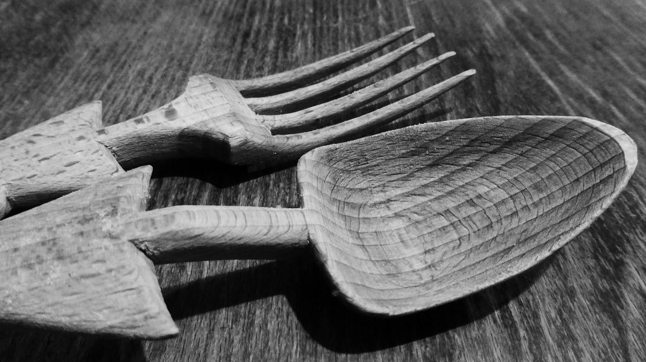cutlery wooden cutlery spoon free photo