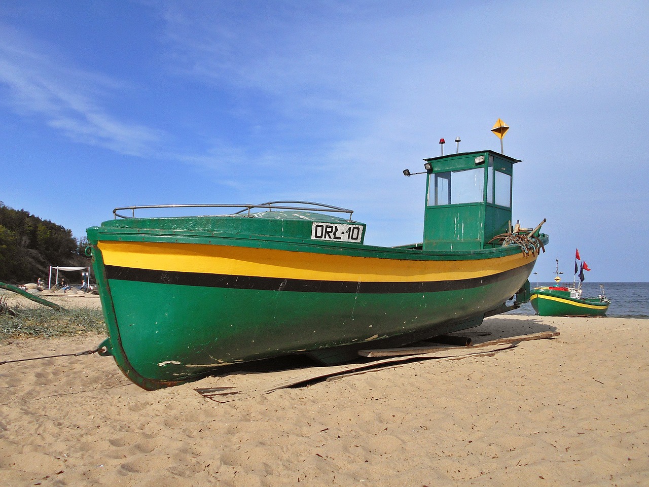 cutter boat the barge free photo