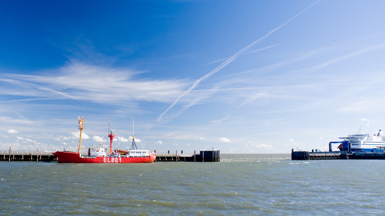 cuxhaven north sea port free photo