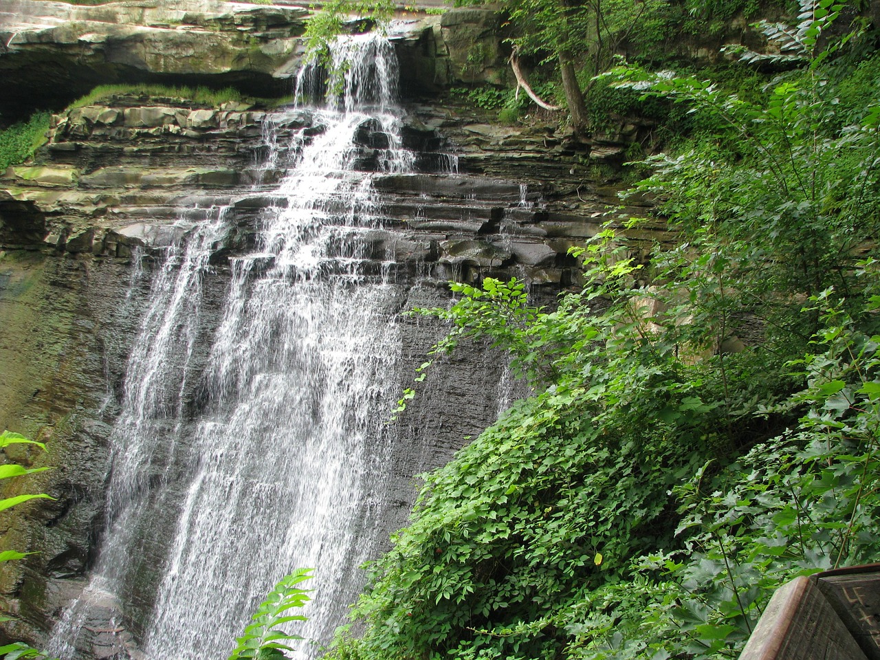 cuyahoga valley national park brandywine falls ohio free photo