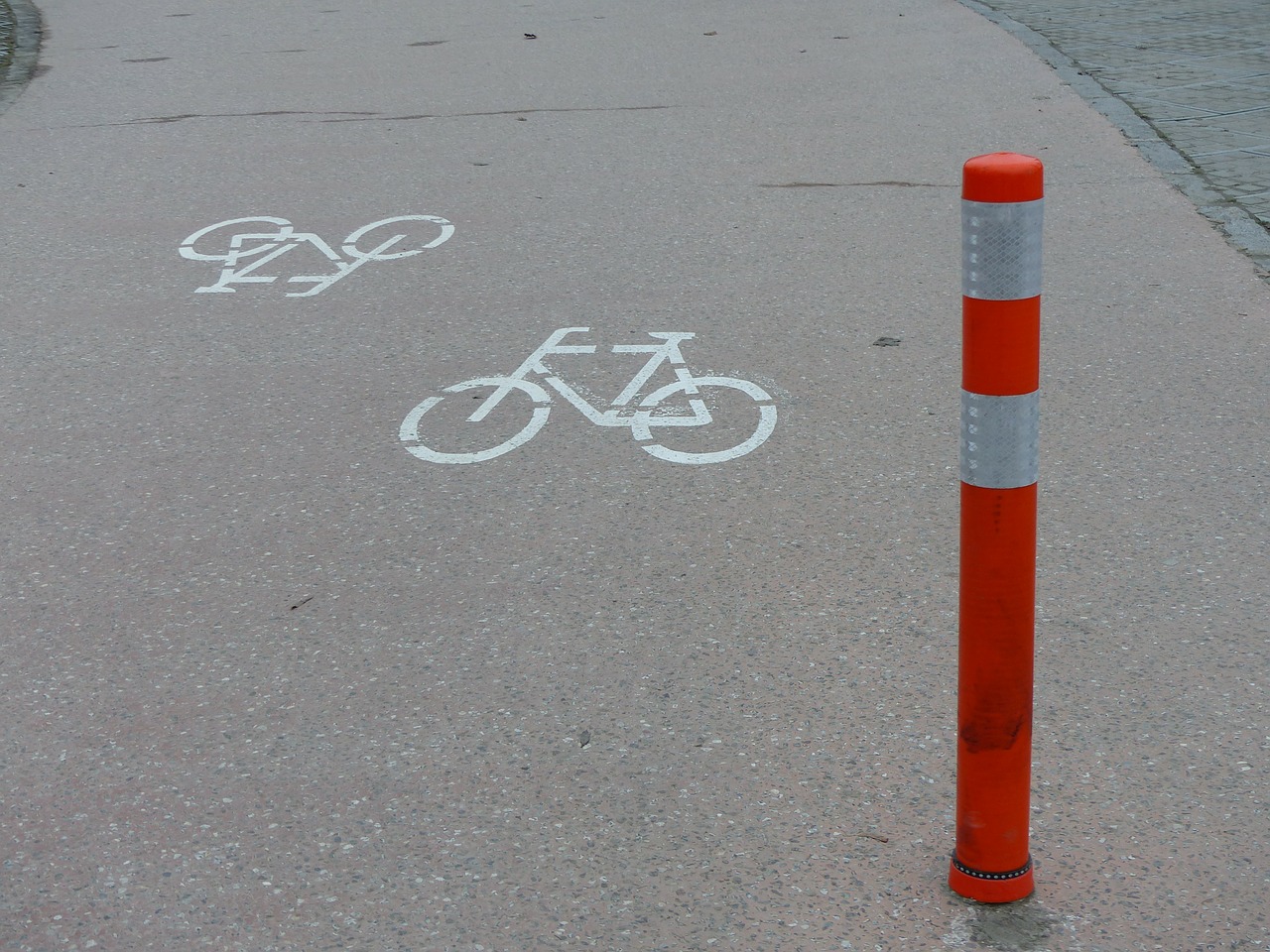 cycle path bike road free photo