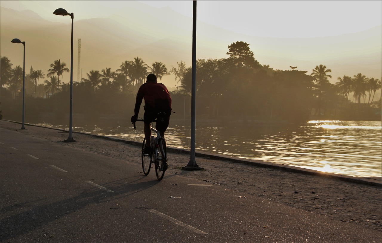 cycling light exercise free photo