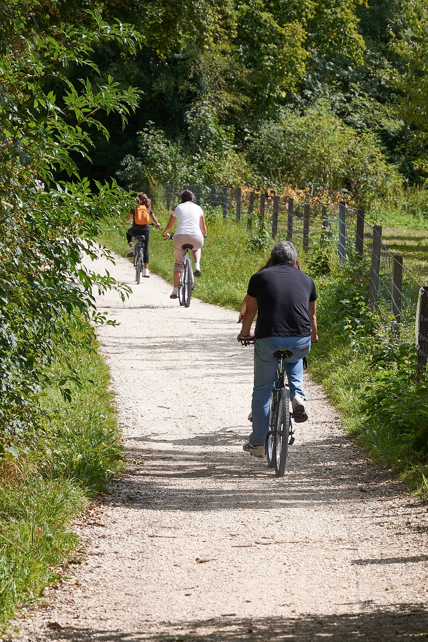 cycling family fitness free photo