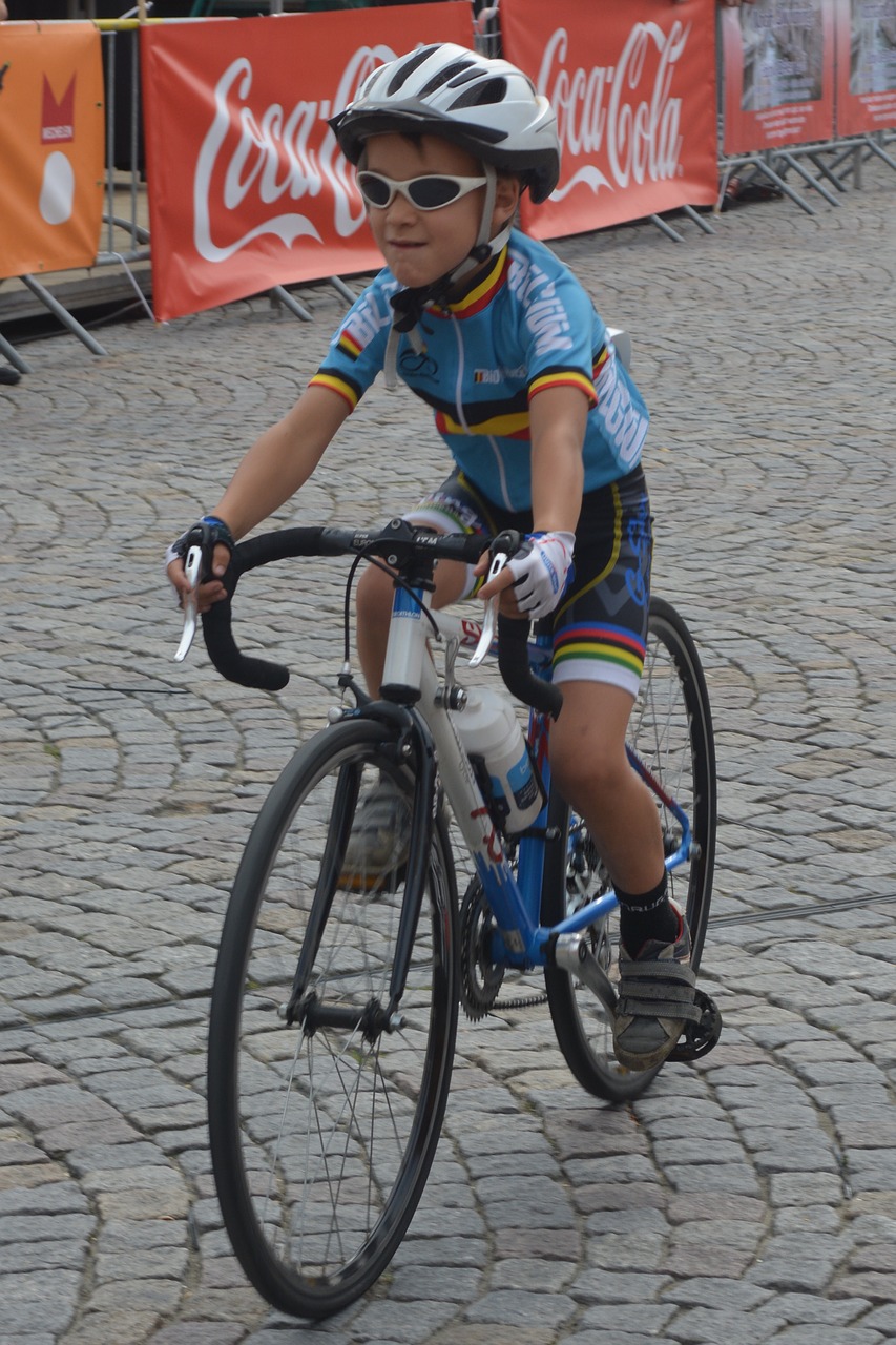 cycling boy child free photo