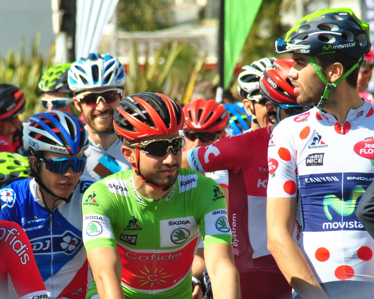 cycling races before the start sprinter jersey free photo