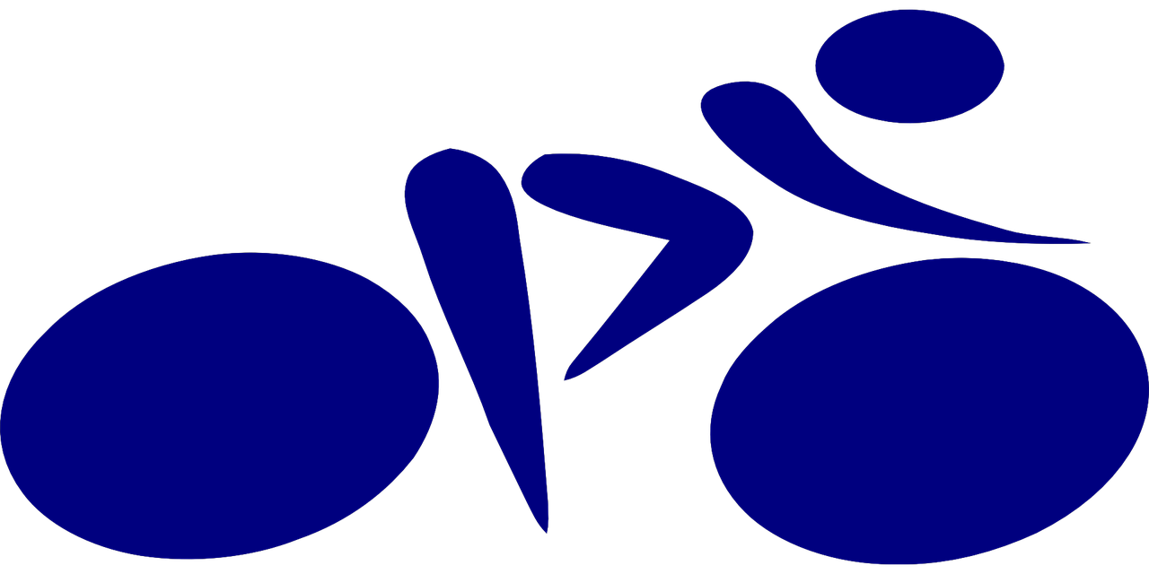 cyclist bike pictogram free photo