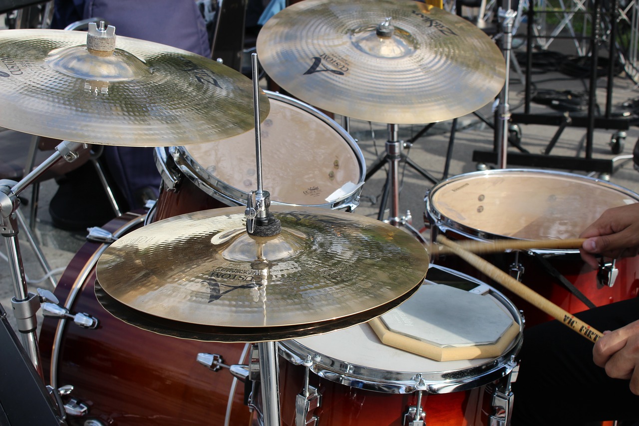 cymbals percussion music free photo