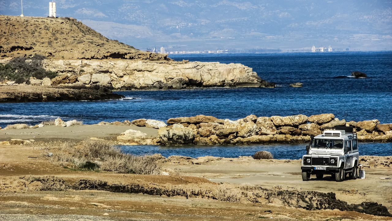 cyprus car coast free photo
