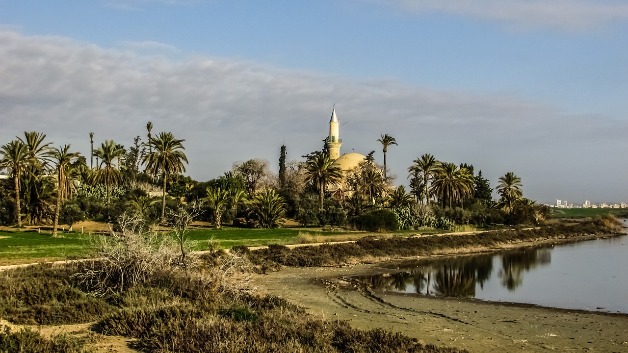 cyprus larnaca hala sultan tekke free photo