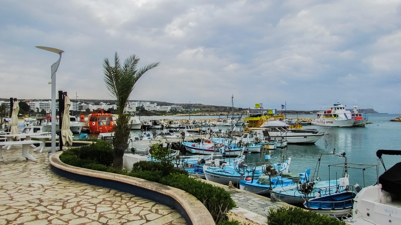 cyprus ayia napa harbour free photo