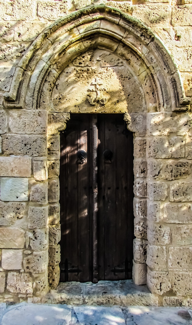 cyprus door architecture free photo