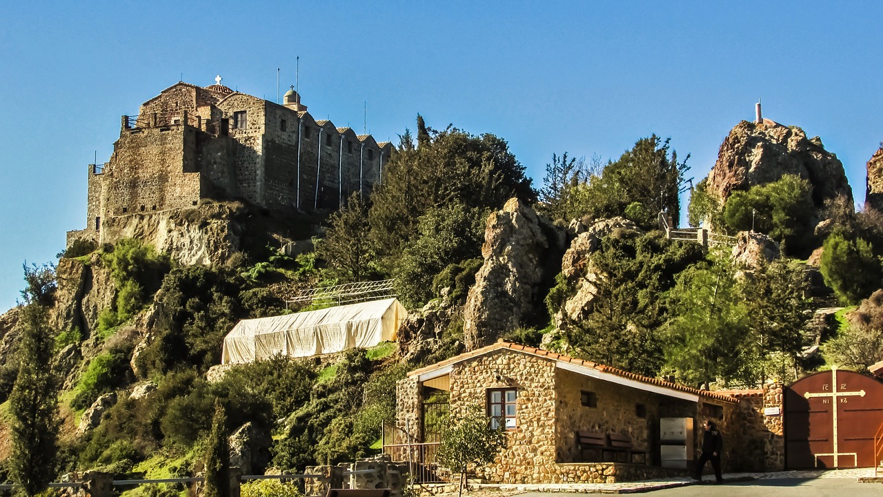 cyprus stavrovouni monastery free photo