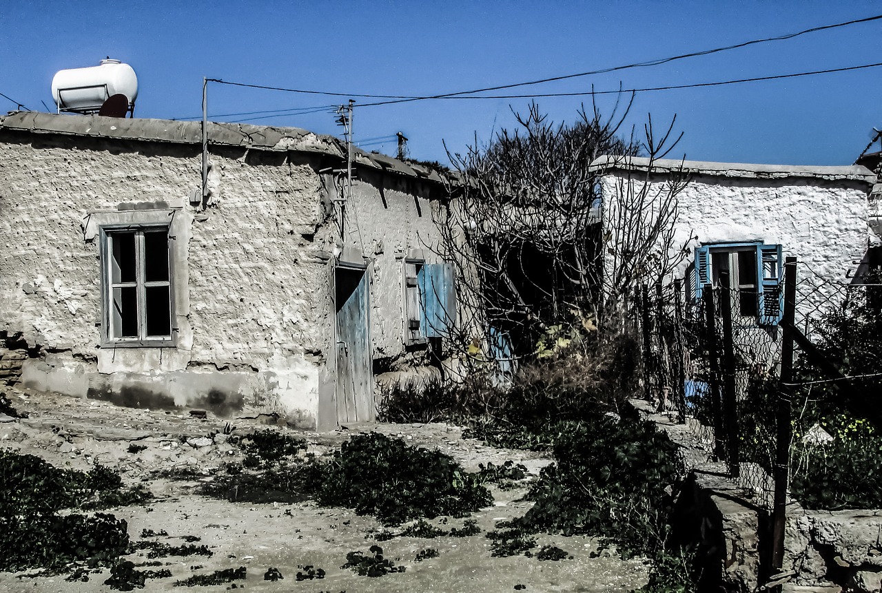 cyprus kalo chorio old houses free photo