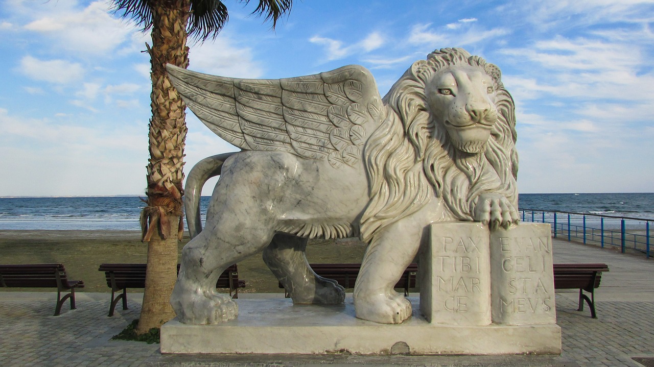 cyprus larnaca lion free photo