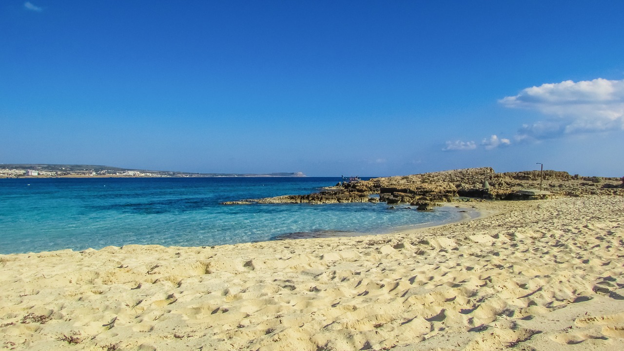 cyprus ayia napa makronissos beach free photo