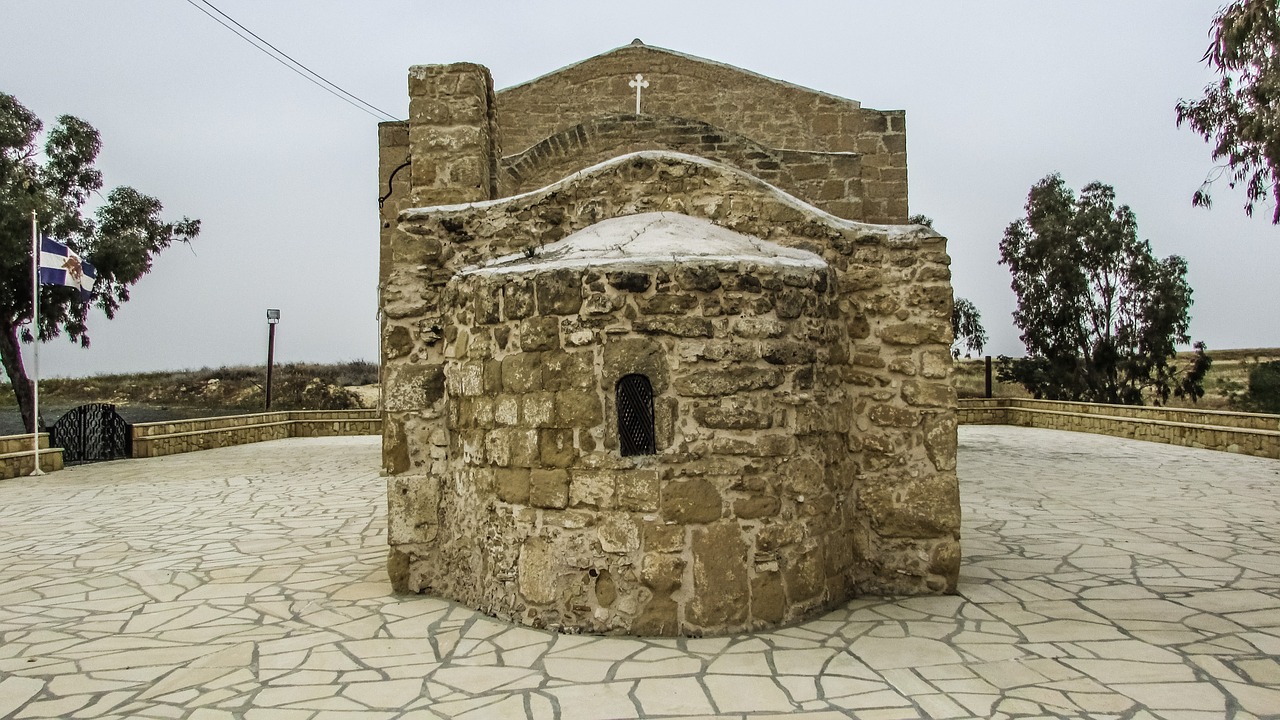 cyprus oroklini chapel free photo