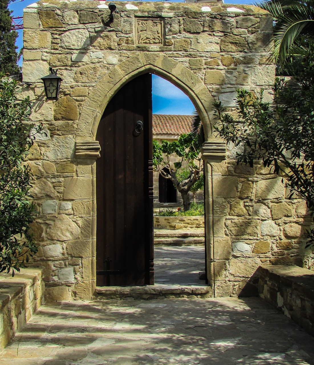 cyprus troulli ayios georgios monastery free photo