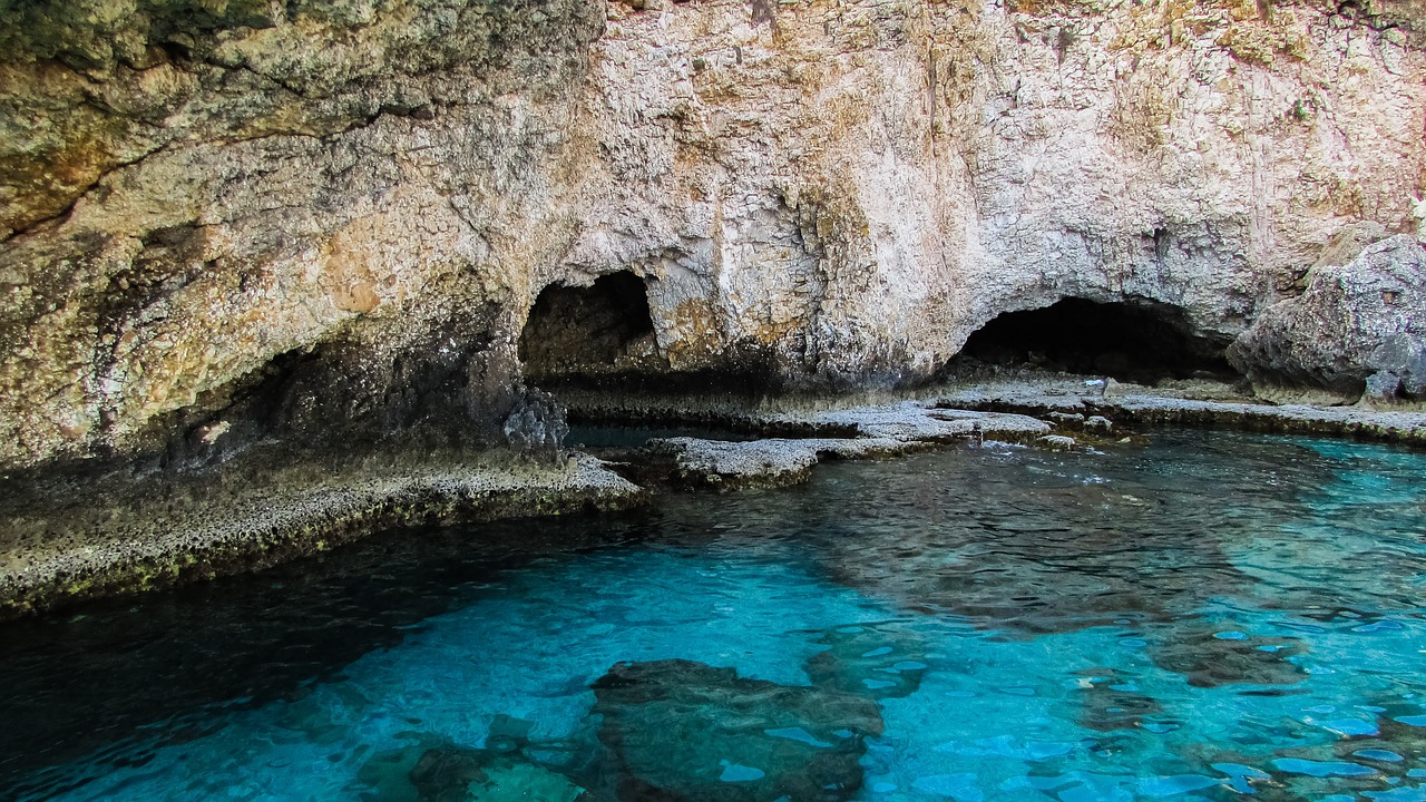 cyprus ayia napa sea caves free photo