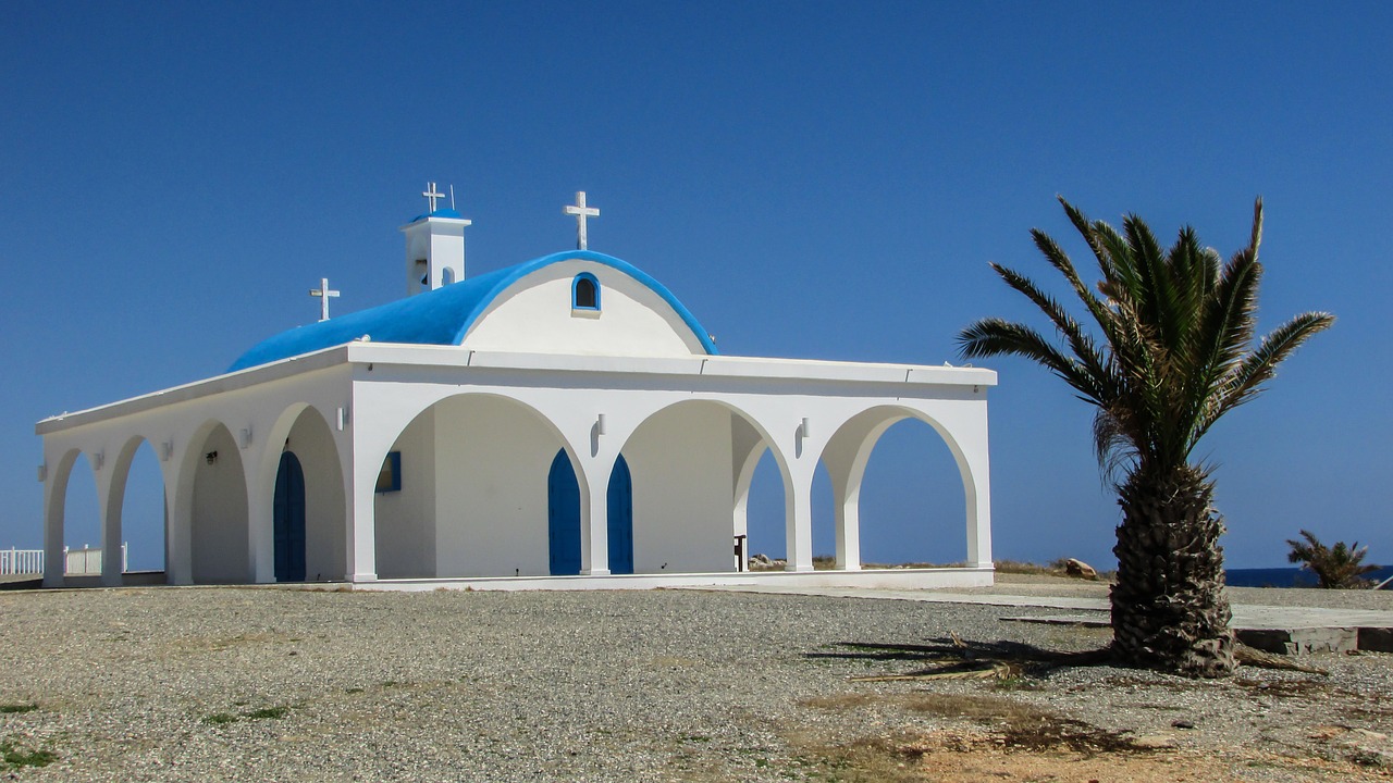 cyprus ayia thekla church free photo