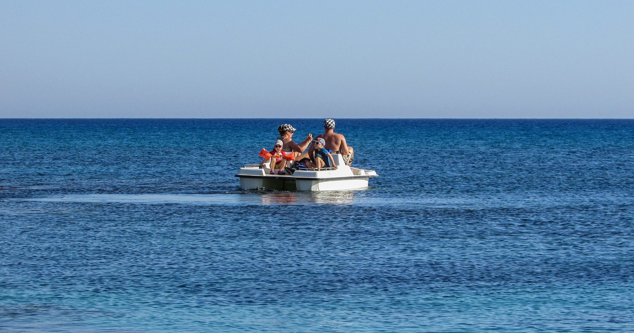 cyprus sea bike pedalling free photo