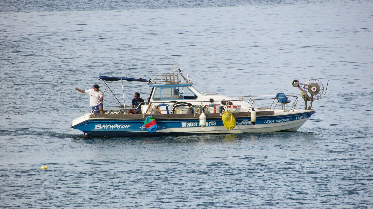 cyprus boat fishing free photo