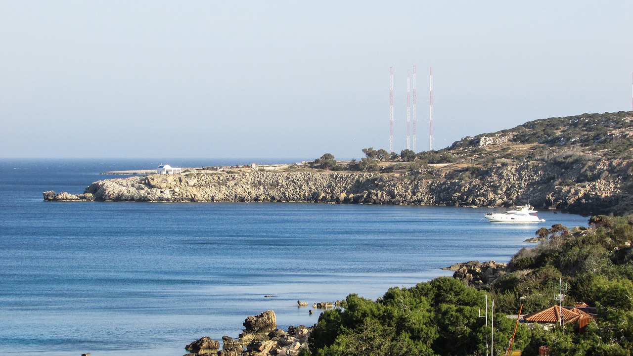 cyprus konnos bay mediterranean free photo