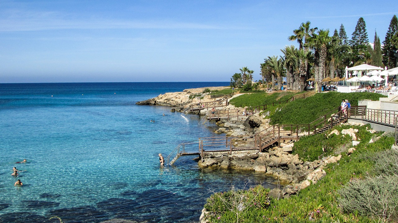 cyprus protaras coastline free photo