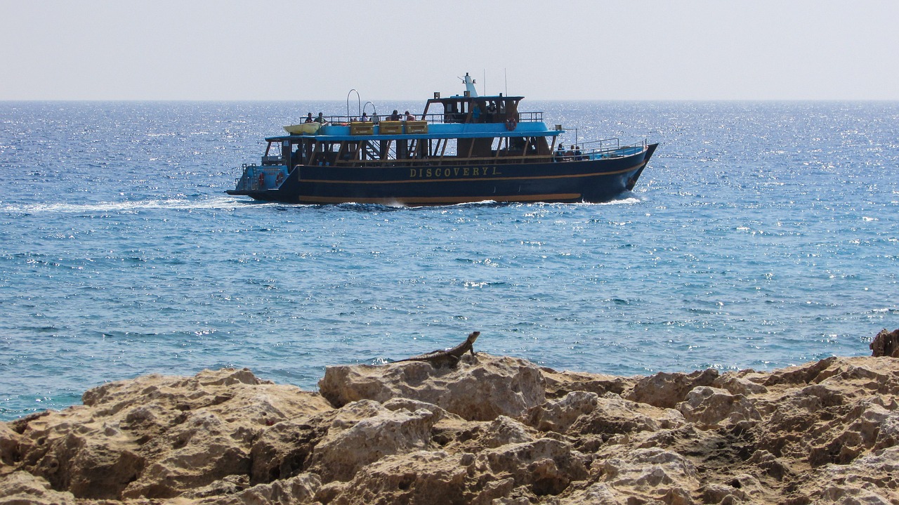 cyprus ayia napa cruise boat free photo