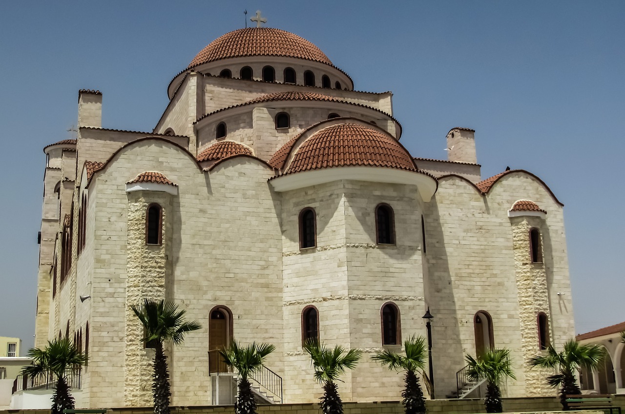 cyprus dromolaxia church free photo