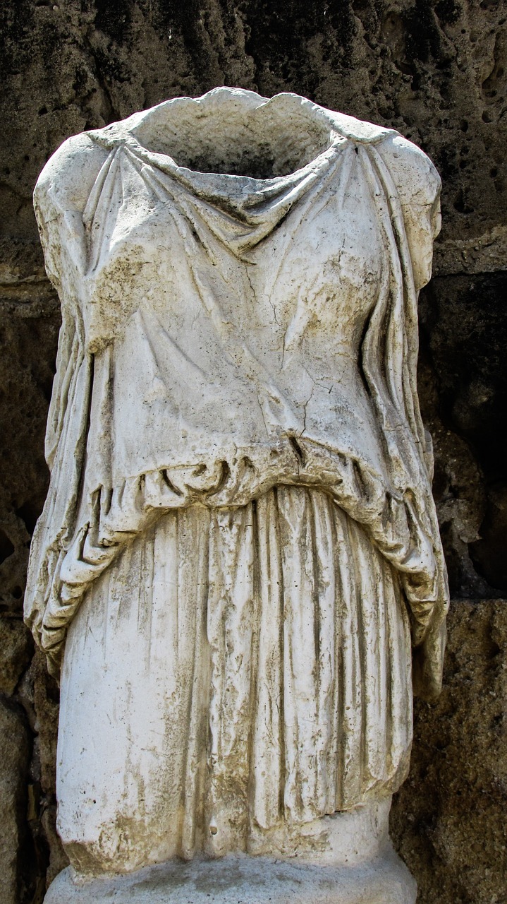 cyprus salamis statue free photo