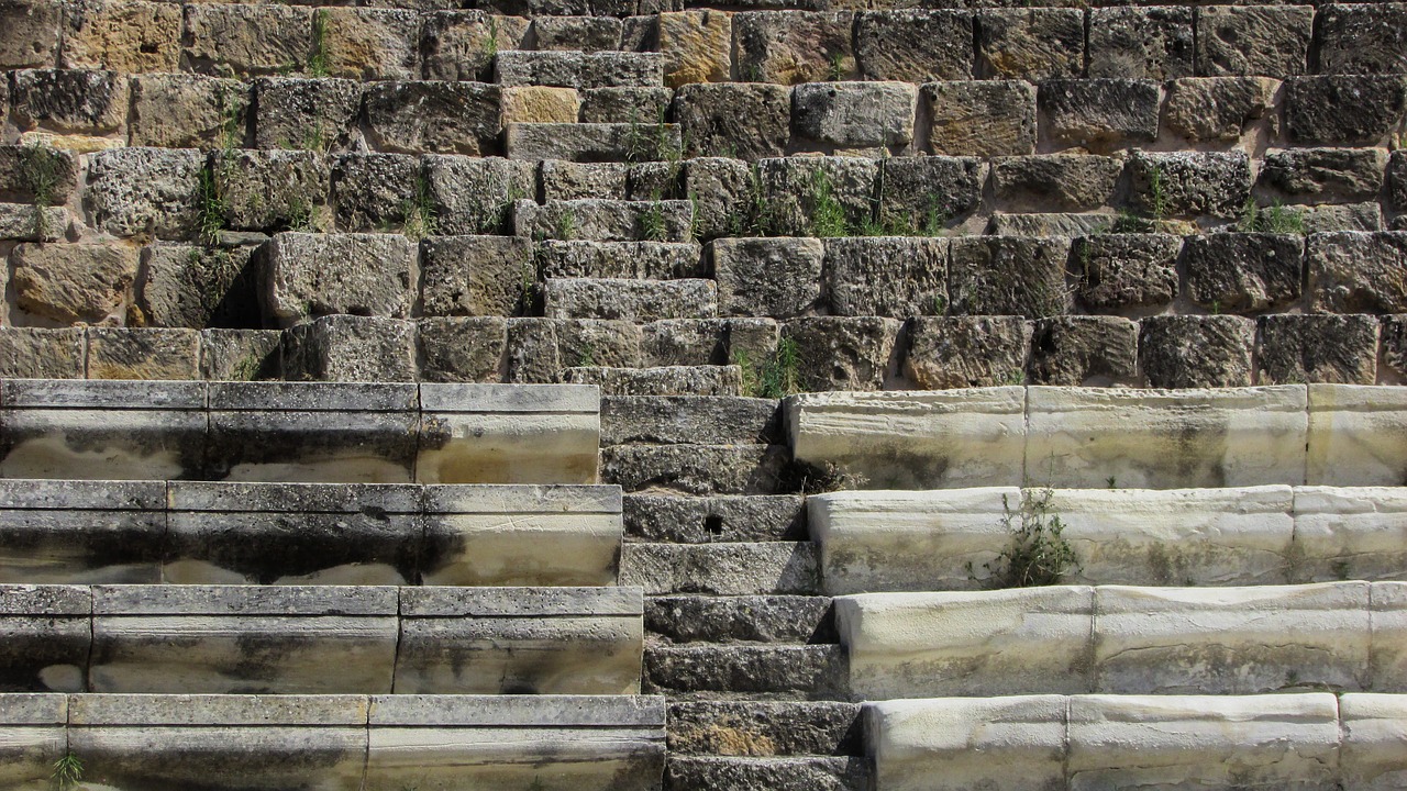 cyprus salamis theatre free photo