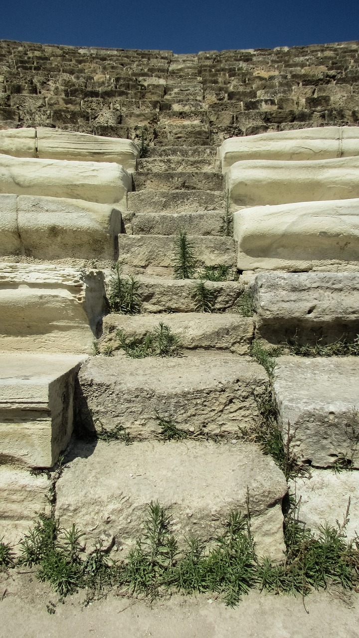 cyprus salamis theatre free photo