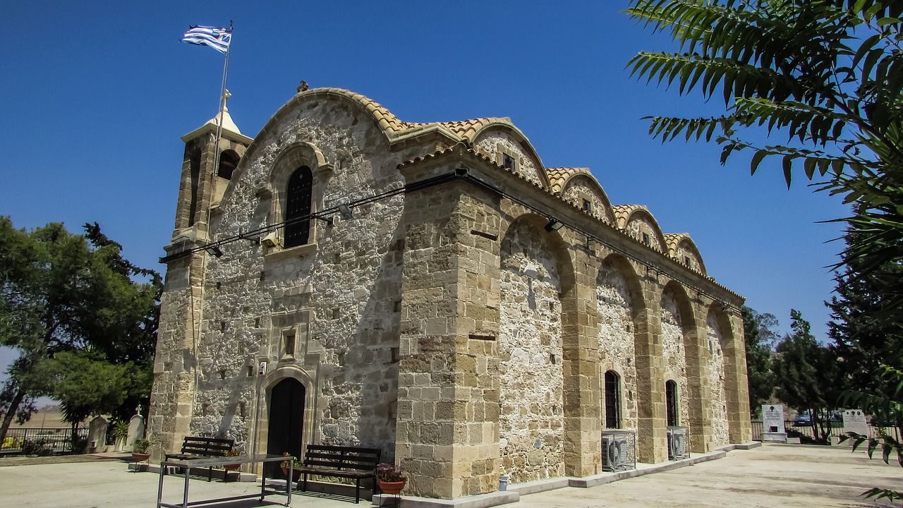 cyprus potamia church free photo